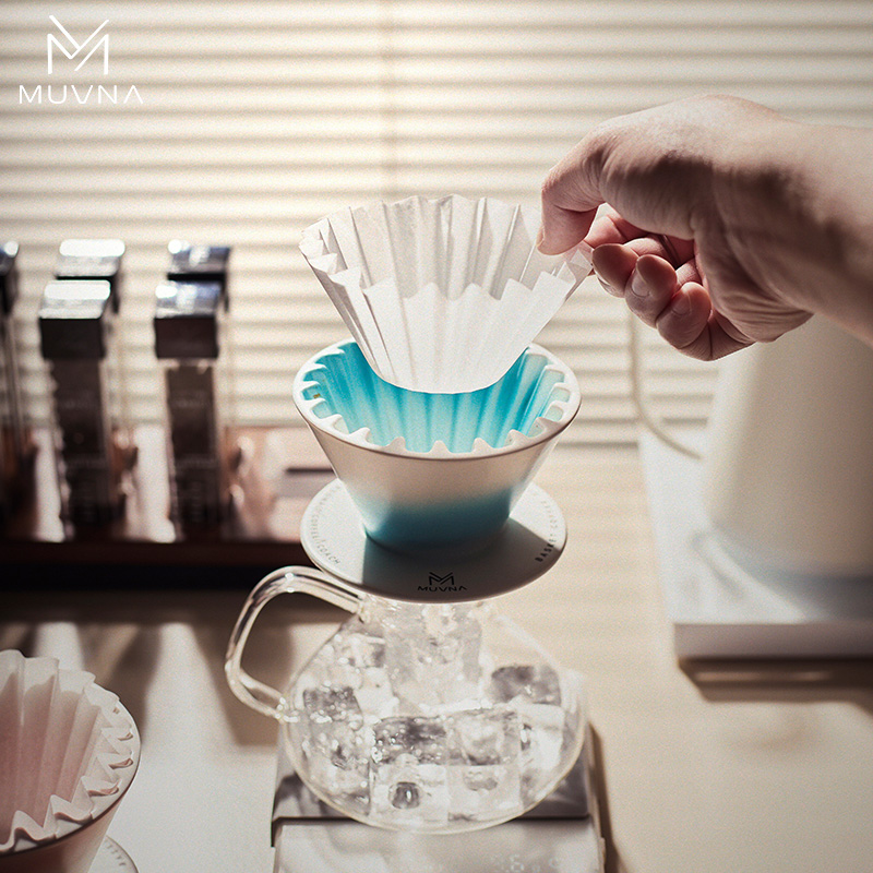 Coffee Equipment Machine - MUVNA Natürlicher Papierfilter für Pour-Over und