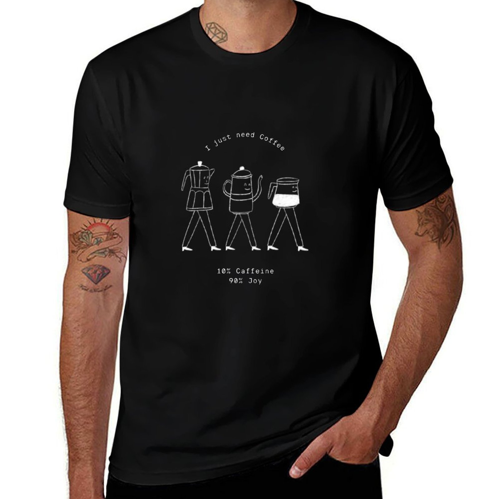 Coffee Equipment Needed - Ich brauche einfach nur Kaffee, Kaffeeausrüstung-Illustration,