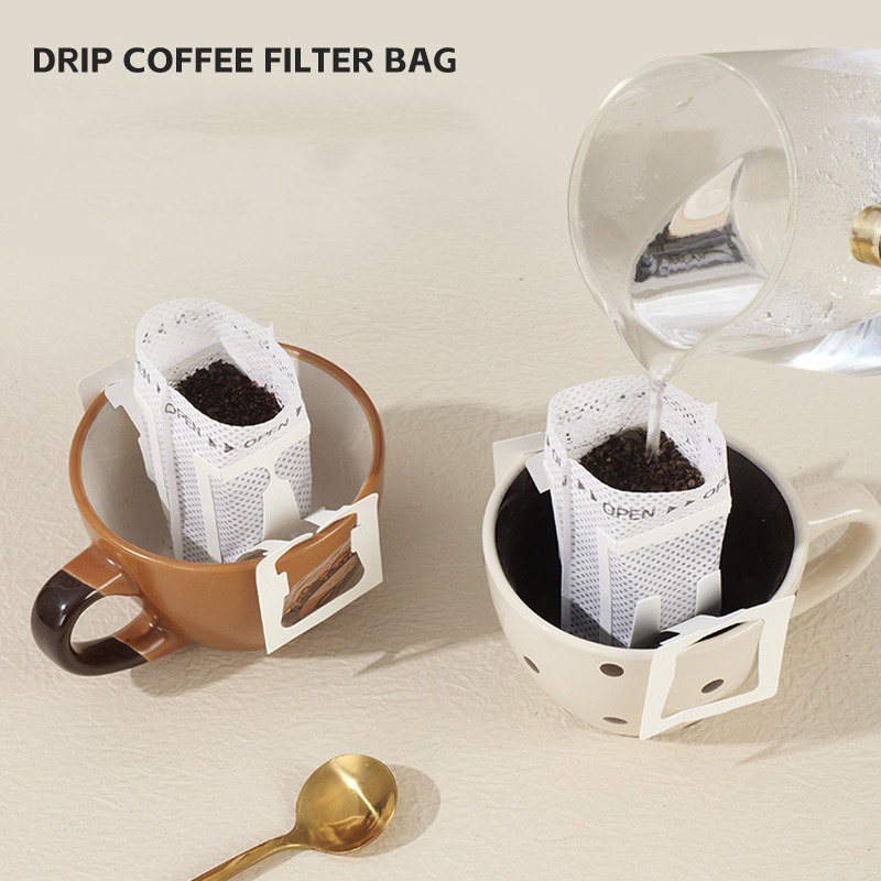 Coffee Equipment Cleaner - 50 Stück/Beutel Hängende Kaffeefiltertüten aus Papier