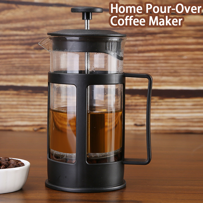 Coffee Equipment Pour Over - Edelstahl-Filter für Zuhause, Pour-over Kaffee-/Teebereiter aus