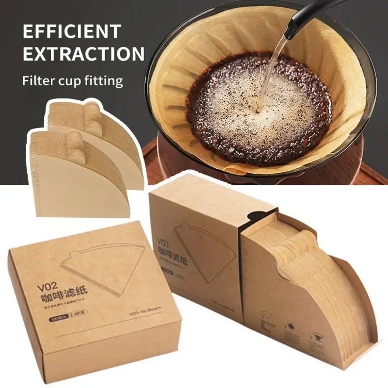 Coffee Equipment Cleaner - Holzfaser 02 Konusfilter für 2-4 Tassen