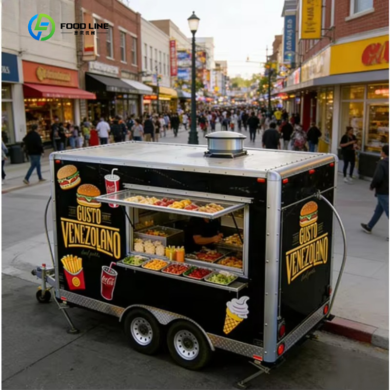 Quadratischer Imbisswagen für  – Coffee Van Equipment Bewertung und Preis