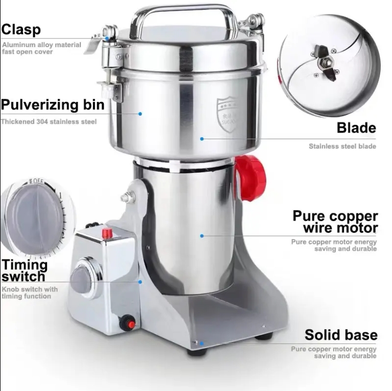 1000g/1500g/2000g/2500g Getrei – Coffee Equipment Machine Bewertung und Preis